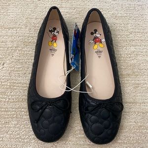Zara Kids Quilted Mickey Mouse Ballerina Flats 37